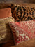 Damask Cushion in Venetian Red