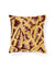 Fan Cushion in Maroon